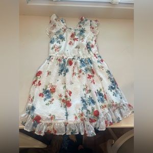 Girls Rachel Parcell floral dress. Size 6.